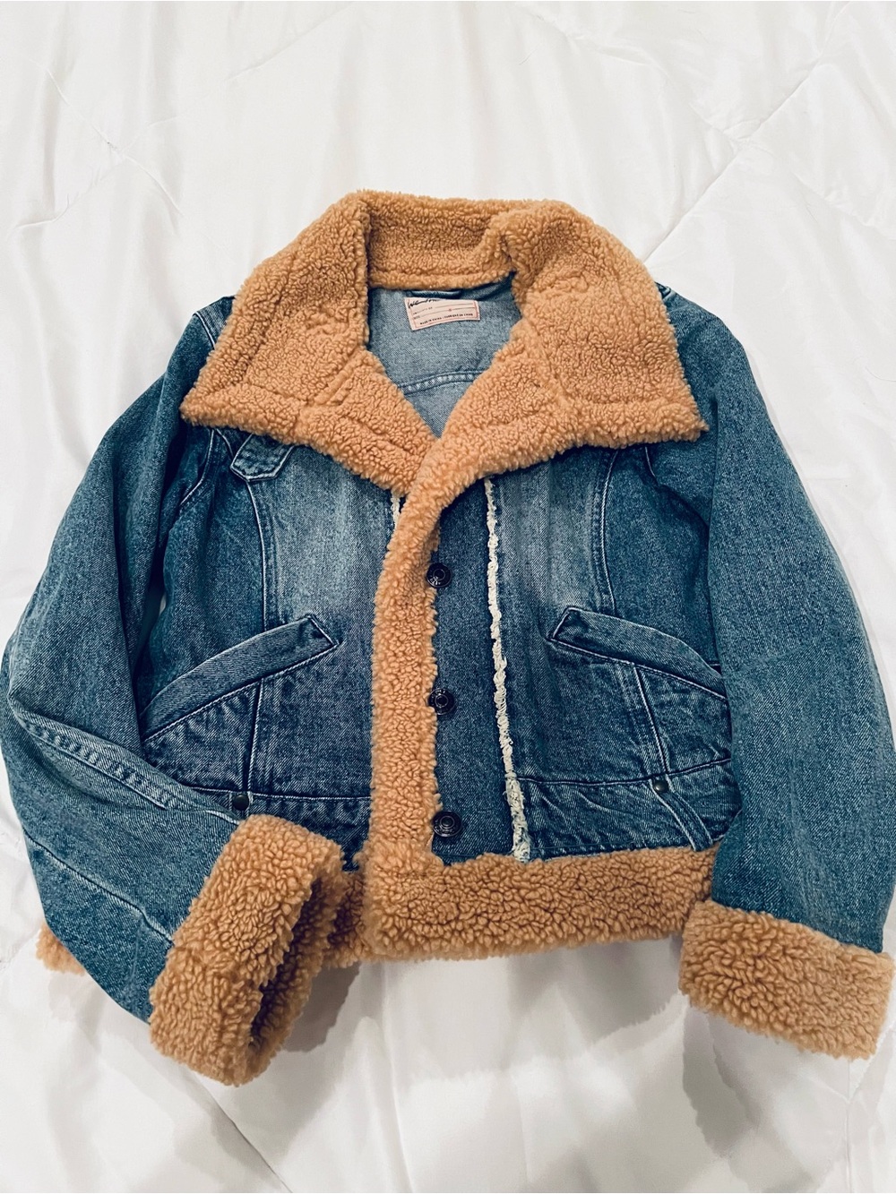 Free People We the Free Rylee Moto Denim Jacket